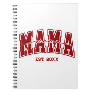 Cuaderno Mama Personalizada Año de Establecimiento Personal