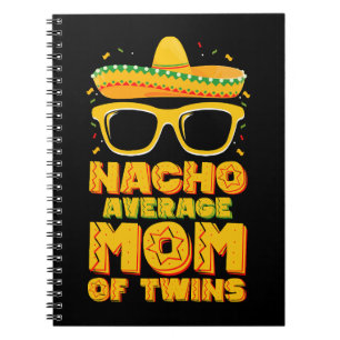 Cuaderno Mamá promedio de gemelos mexicana Cinco de Mayo Na