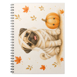 Cuaderno Mamá Pug Halloween