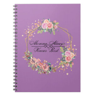 Cuaderno Mamá siempre conoce mejor bloc de notas