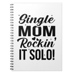 Cuaderno Mamá soltera rockkin solo