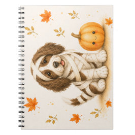 Cuaderno Mamá Springer Spaniel Halloween