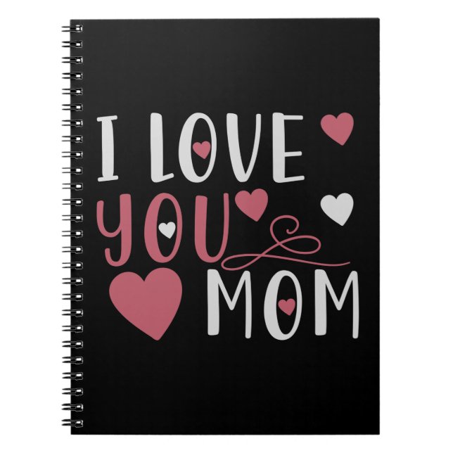 Cuaderno Mamá, te amo (Frente)