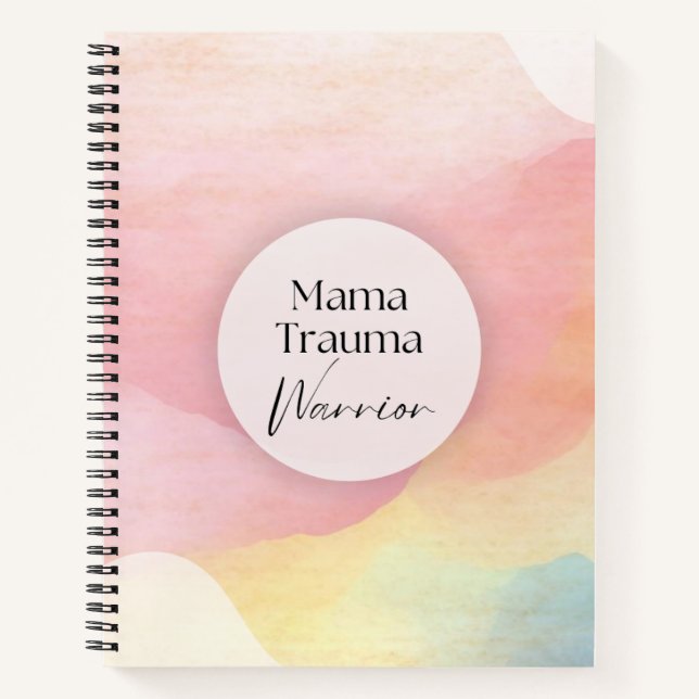 Cuaderno Mama Trauma Warrior Journal (Anverso)