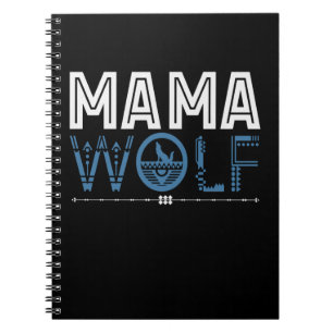 Cuaderno Mama Wolf Nativo American Art Mother