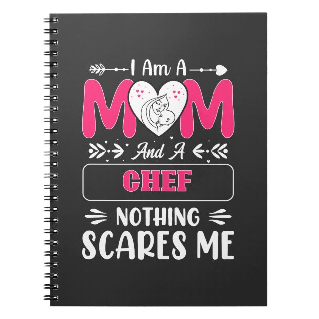 Cuaderno Mamá Y Un Chef Nada Me Da Miedo, Chef Fundido (Frente)
