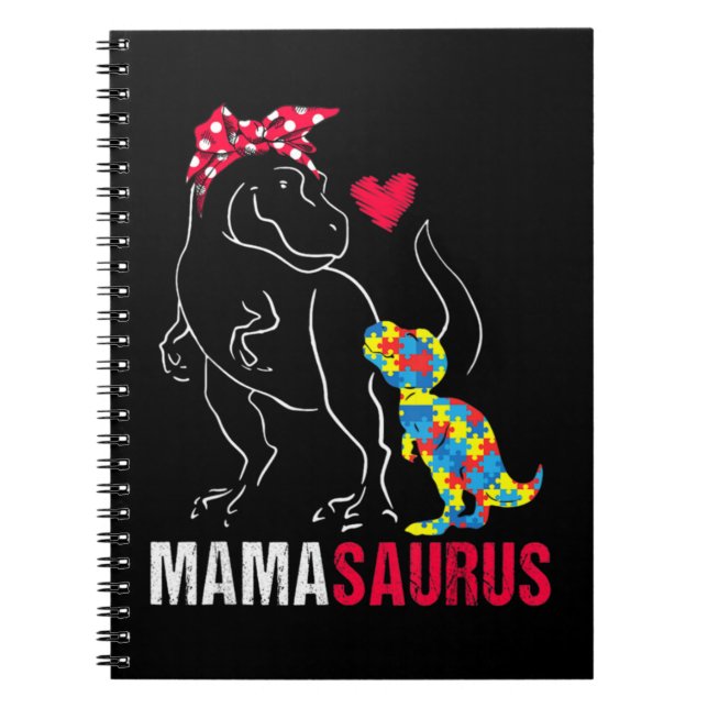 Cuaderno Mamasaurus T rex Dinosaur Clothing Gifts. Funny ma (Frente)