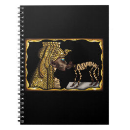 Cuaderno Mami egipcia Cleopatra, momia gata de Halloween