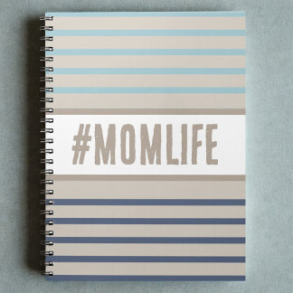 Cuaderno Mami turquesa azul y beige