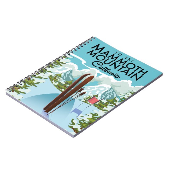 Cuaderno Mammoth Mountain California a ski (Lado Izquierdo)