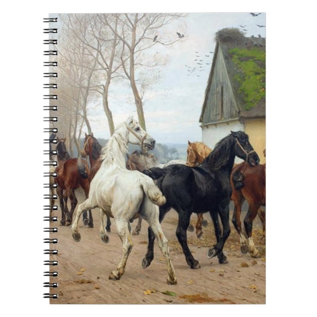 Cuaderno Manada de caballos circa 1878 (Frente)