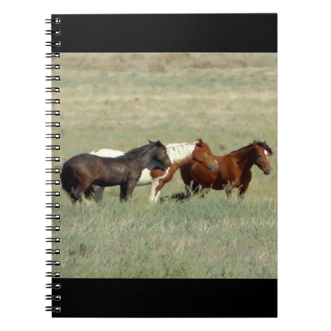 Cuaderno Manada de caballos salvajes (Frente)