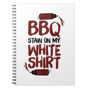 Cuaderno Mancha de barbacoa en mi White Premium