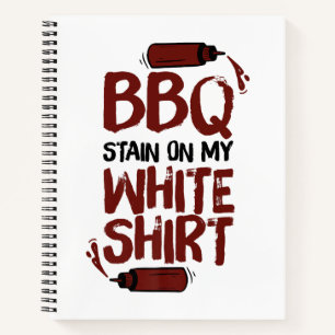 Cuaderno Mancha de barbacoa en mi White Premium