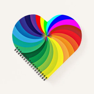 Cuaderno Mandala-46556 de color arcoiris