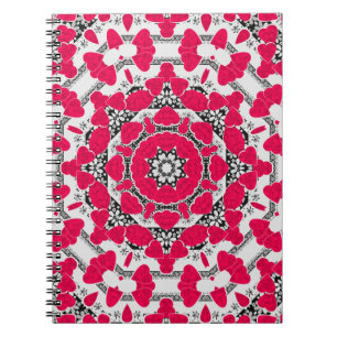 Cuaderno Mandala abstracta sin inconvenientes corazones ori