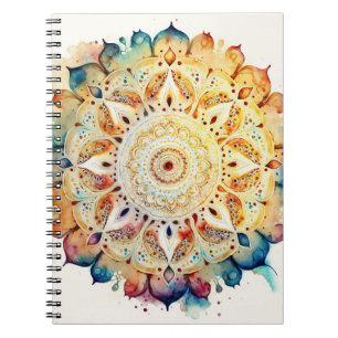 Cuaderno Mandala acuarela