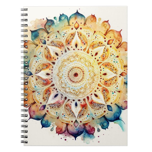 Cuaderno Mandala acuarela (Frente)