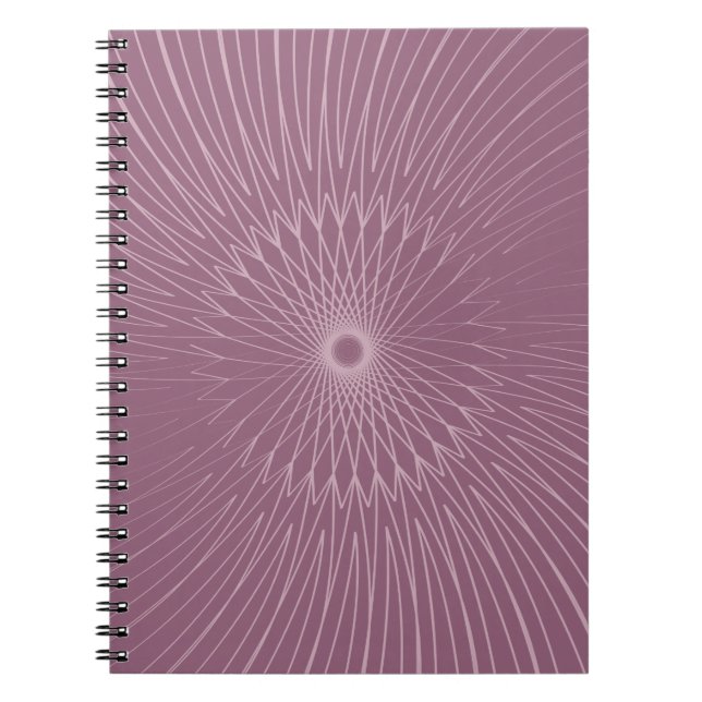 Cuaderno Mandala, alambres para bicicletas 10 (Frente)