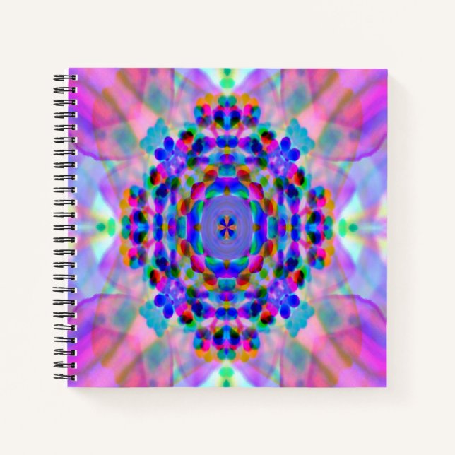Cuaderno Mandala arcoiris...... (Anverso)