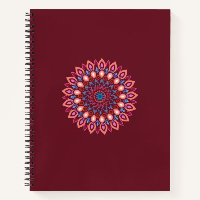 Cuaderno mandala art notebook (Anverso)