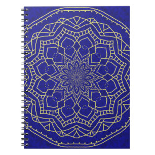 Cuaderno Mandala azul