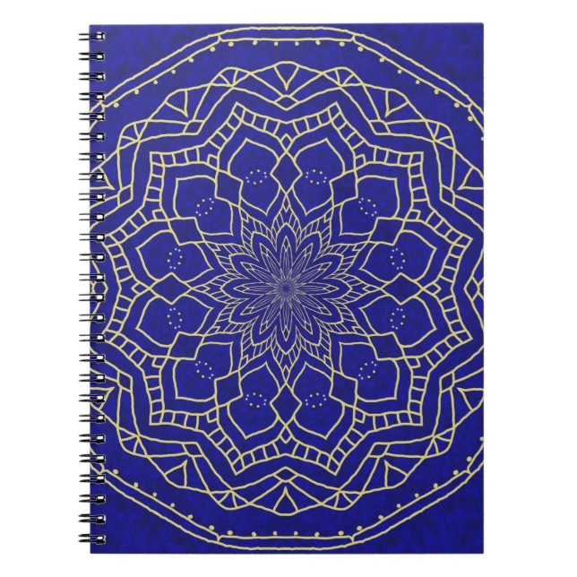 Cuaderno Mandala azul (Frente)