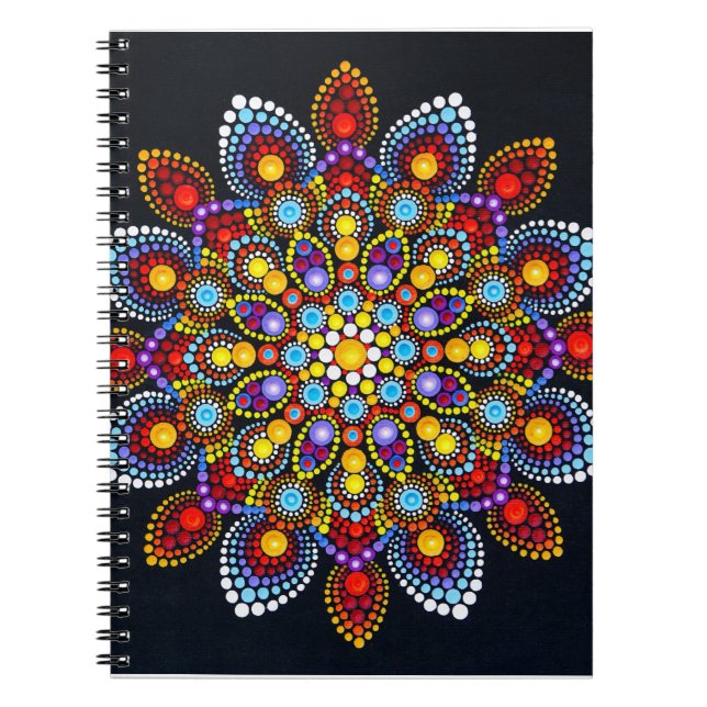 Cuaderno mandala colorida (Frente)