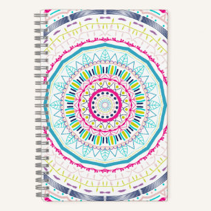 Cuaderno mandala colorida