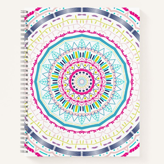 Cuaderno mandala colorido (Anverso)