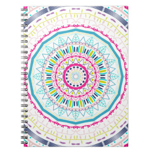 Cuaderno mandala colorido