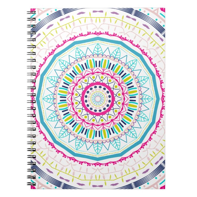 Cuaderno mandala colorido (Frente)