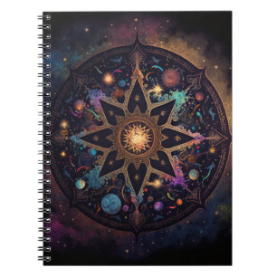 Cuaderno Mandala Cosmic Visionary Art Notebook