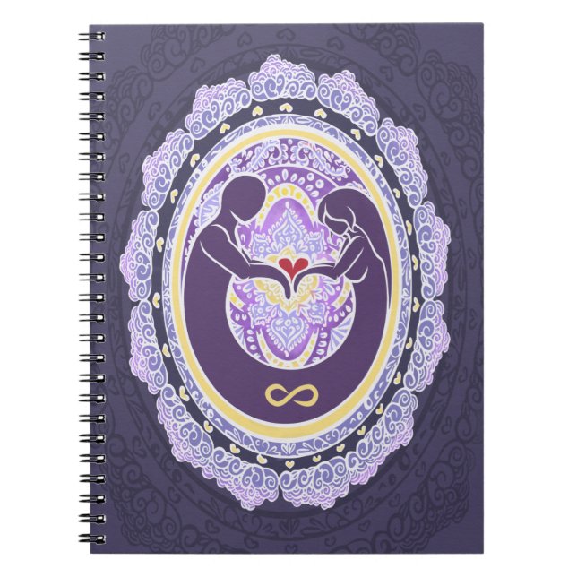 Cuaderno Mandala de amor eterno (Frente)