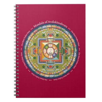 CUADERNO - mandala de Chenrezig con mantra