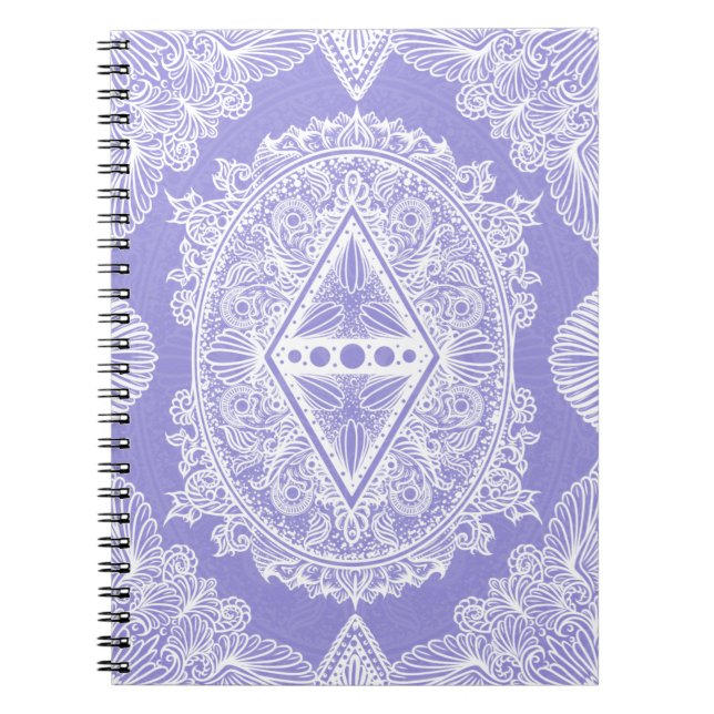 Cuaderno Mandala de Diamante Celeste (Frente)