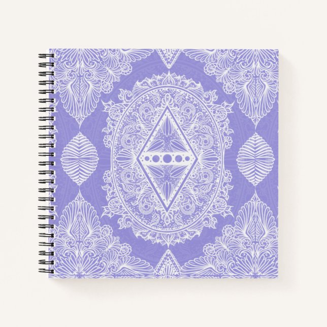 Cuaderno Mandala de Diamante Celeste (Anverso)