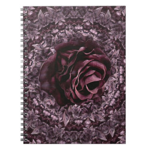 Cuaderno Mandala de rosa 