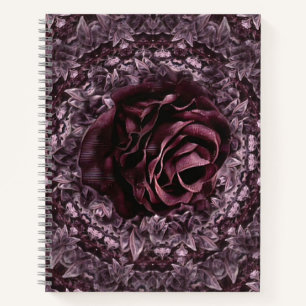 Cuaderno Mandala de rosa 