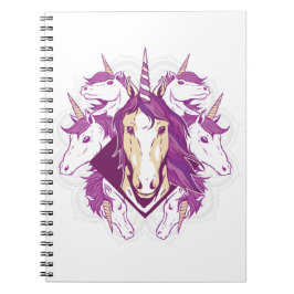 Cuaderno Mandala de unicornio