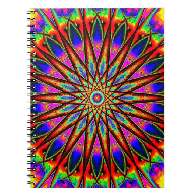 Cuaderno Mandala del mundo del arco iris (Frente)