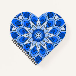 Cuaderno Mandala en azul