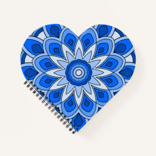 Cuaderno Mandala en azul