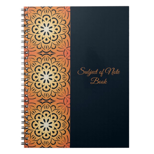 Cuaderno Mandalá Explosión Solar (Frente)