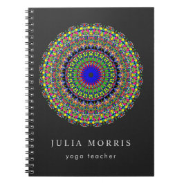 Cuaderno Mandala floral feliz