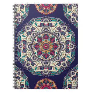 Cuaderno Mandala floral: la intemperie ornamental sin costu