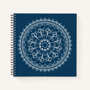 Cuaderno Mandala Hecha De Semillas
