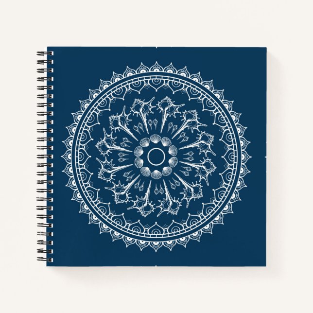 Cuaderno Mandala Hecha De Semillas (Anverso)