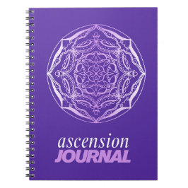 Cuaderno Mandala morada - Diario de ascensión