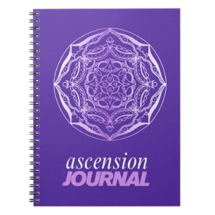 Cuaderno Mandala morada - Diario de ascensión